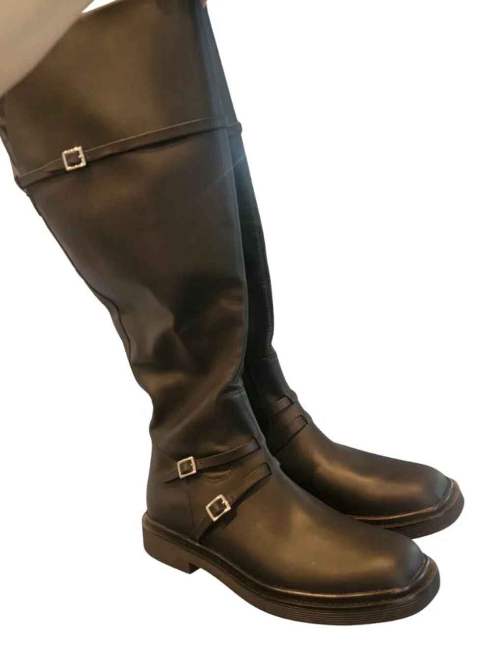 NWOT Franco Sarto Ainsley Knee High Leather Riding Boots. MSRP $260